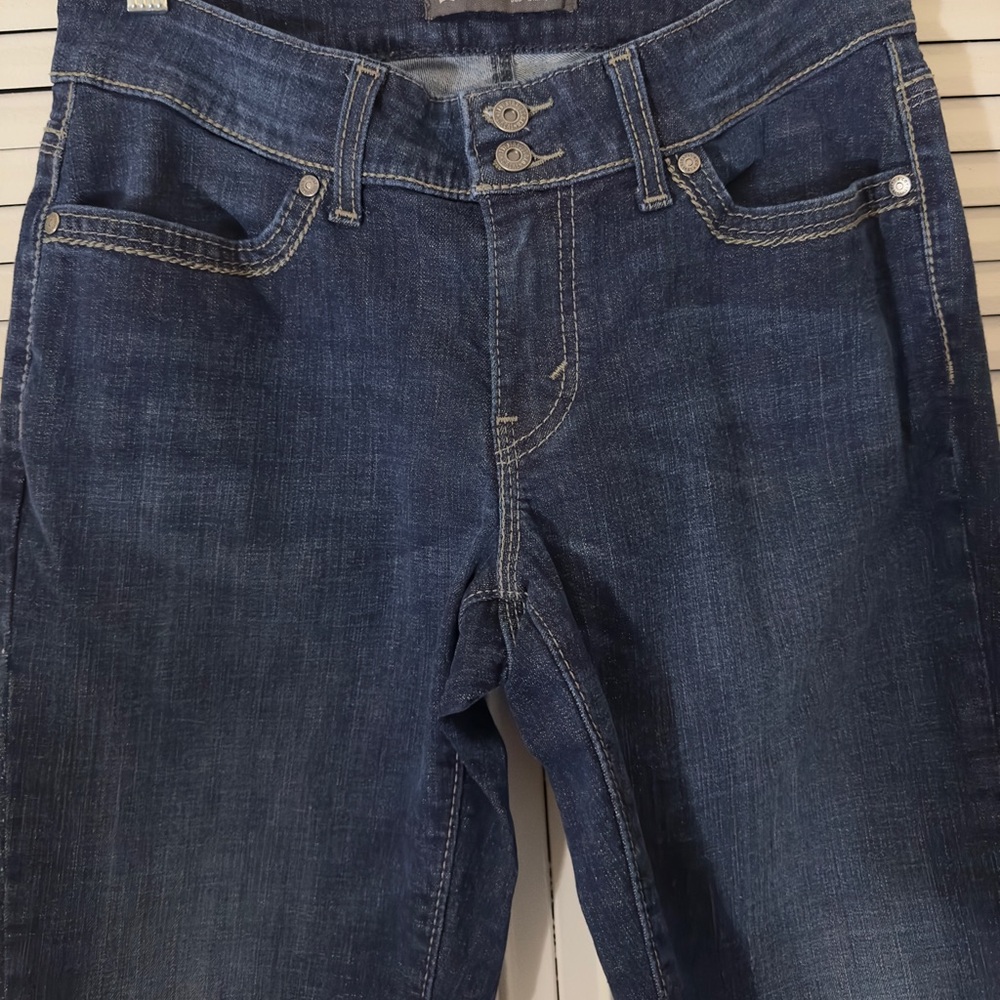 Levi’s Women’s Curvy 529 Skinny Leg Irregular Double Button Jean Size 8M - Picture 6 of 10